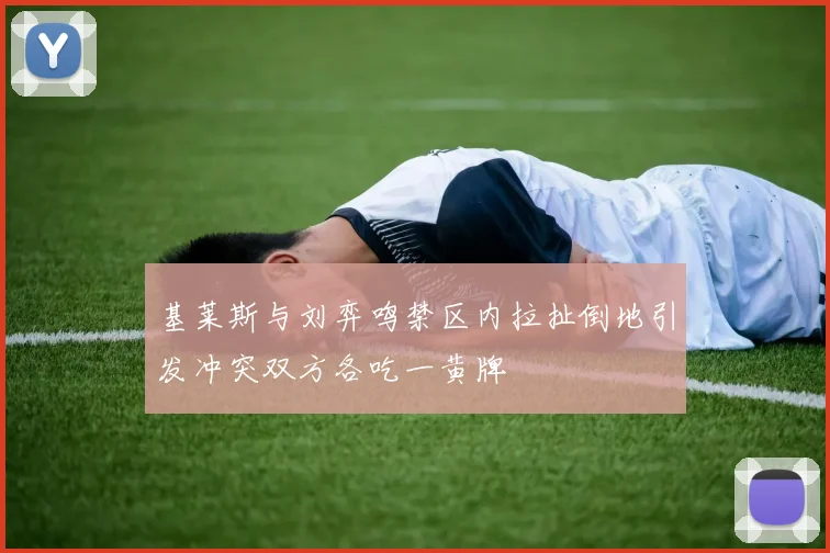 基莱斯与刘弈鸣禁区内拉扯倒地引发冲突双方各吃一黄牌